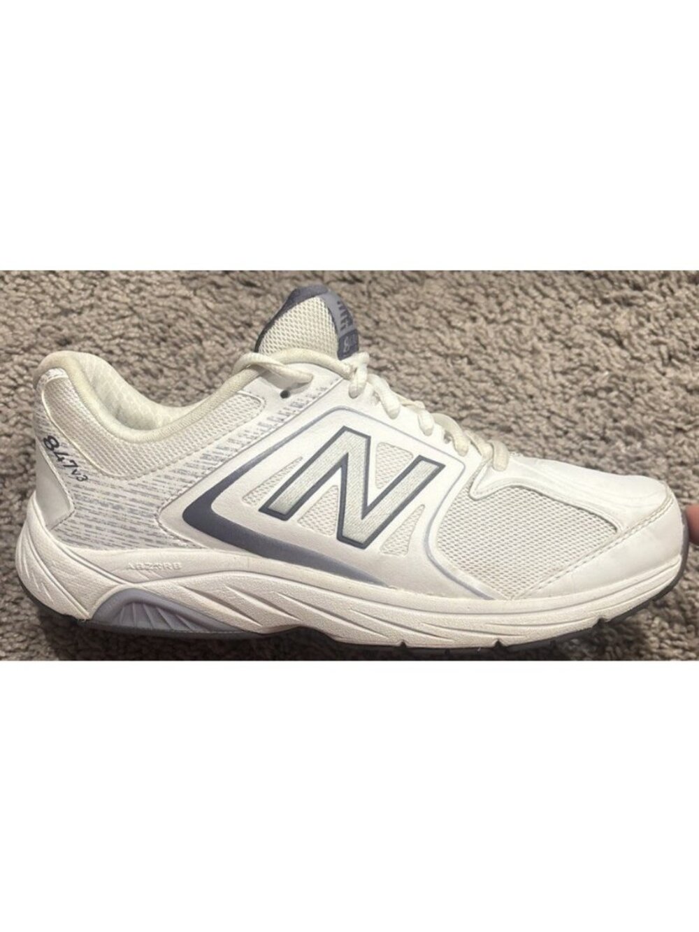 New Balance Women's 847 V3 WW847WT3 White Casual Shoes Sneakers Size 8.5 D Wide